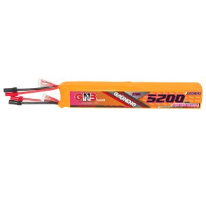 GNB High Energy 5200mAh 12S 44.4V 110C LiPo Battery for 600-700 Grade RC Helicopter GNB520012S110AA