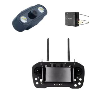 Skydroid T12 20km Digital Image Four-in-One Radio RC Transmitter with Three-Body Two-Axis Camera