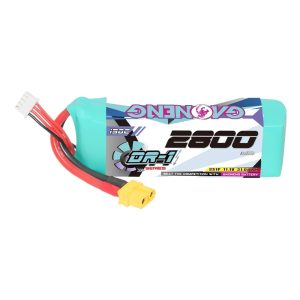 Аккумулятор LiPo GNB High Energy на 2800 мАч, 3S, 11.1 В, 150°C для радиоуправляемого грузовика модели 1/12 LC Racing GNB28003S150DR1