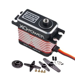 XQ-BLS8135D Brushless Metal Steering Gear 35kg Torque Steel Gears for RC Remote Control Car Chassis Brake System