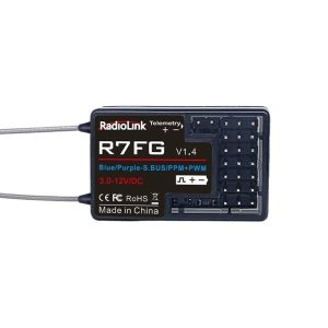 Radiolink R7FG Receiver Seven Channel with Gyroscope for RC4GS RC6GS Remote Control