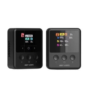 Умный зарядное устройство Aister ISDT 608PD с двойным вводом питания и управлением через приложение, яркий экран IPS 608PD