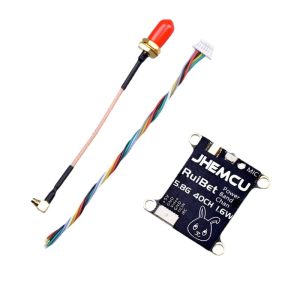 Jhemcu 3016W Image Transmission Ruibet Tran 2-6S 1.6W for Racing Drone FPV Built-In Microphone