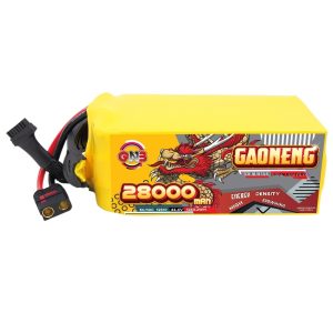 GNB High Energy 28000mAh 12S 44.4V 5C LiPo Battery for Long Distance UAV Drone