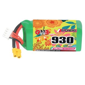 Аккумулятор GNB High Energy на 930 мАч, 3S, 11,1 В, 120°C для моделей летательных аппаратов с каналами FPV