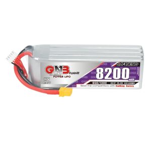 GNB High Energy 8200mAh 4S 15.2V 65C LiHV Battery for RC Helicopter Drone Model GNB82004S65AHV