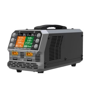 Двухканальное зарядное устройство для литиевых аккумуляторов Skyrc PC1080Neo мощностью 540 Вт для моделей самолетов