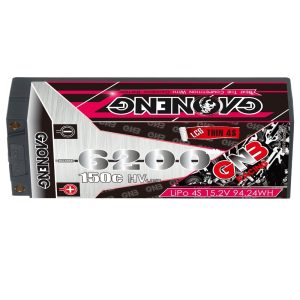 GNB High Energy 6200mAh 4S 150C LCG HV Lipo Battery for 1 8 RC Car Model