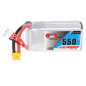 GNB 550mAh 3S 11.1V 80C LiPo-Akku für FPV-Renn-Drohnen und Modellflugzeuge GNB5503S80A