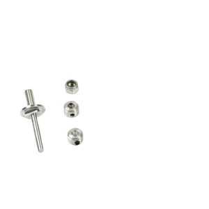 Fixed Wing Model Aircraft Landing Gear Wheel Steel Axle Universal Wheel Shaft Screw