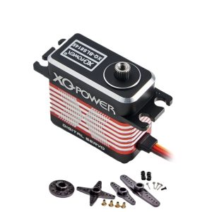 Customized All Metal Servo Xqpower 48kg 84V Steel Tooth RC Model Large Aircraft Model Ship Model Servo XQ BLS8145D