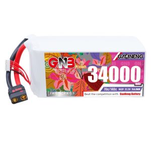 GNB High Energy 34000mAh 6S 70C 222V Lipo Battery FPV RC Drone Plant Protection UAV