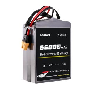 Fabrikneue Hochleistungs-Batterie für Drohnen: 66000 mAh / 66 Ah, langlebige Feststoff-Technologie – LP66000HD