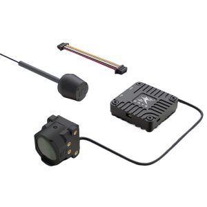 Ruisu Technology O4 Image Transmission Wide Angle Lens Shell FPV Modification Parts CNC Accessories 6P Link Cable Coaxial Cable