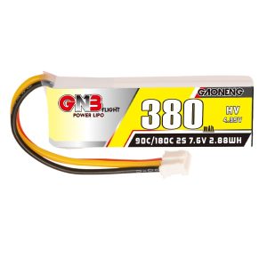 GNB High Energy 380mAh 2S 76V 90C HV LiPo Battery for Racing Mosquito Truck