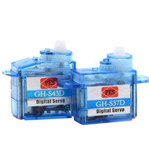 Guohua 3.7g Digital Steering Gear Mini 4.3g Plastic Gear Servo for Mini Model Aircraft Remote Control