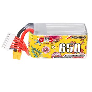 GNB 650mAh 6S 22.8V 120C High Voltage LiPo Battery for 2-2.5 Inch FPV Drone BNF