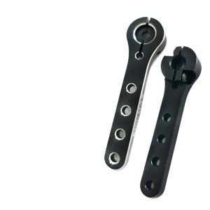 44mm Metal Steering Gear Rocker 25T CNC Aircraft Model Steering Arm KSA005 Aluminum Alloy for RC Planes