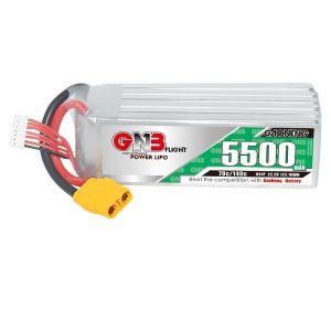 Аккумулятор LiPo GNB емкостью 5500 мАч, 6S, 22,2 В, 70 C для моделей автомобилей, кораблей и вертолетов