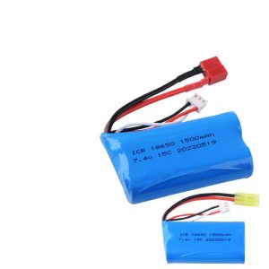 Weili Toys Fernsteuerungsauto – 18650-Akku, 7,4 V, 1500 mAh Lithium-Powerpack
