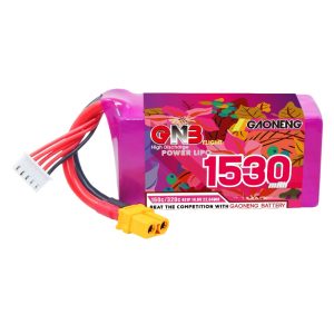 GNB High Energy 1530mAh 4S 14.8V 160C LiPo Battery for 5inch FPV Racing Drone