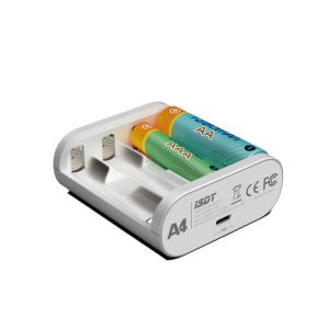 ISDT A4 Smart Charger NiMH NiCd Lithium Cylindrical Battery Charger 5 9V Input