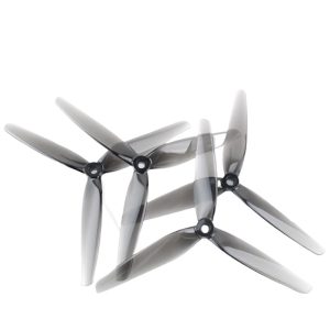 Hqprop 7X3.5X3 Three Blade Propeller 7inch FPV Long Range Drone Prop Transparent Gray