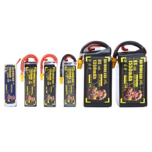 Daiwonggau Big Yellow Dog 6S 1350mAh 1200mAh FPV Racing Drone Lipo Battery XT60 Plug