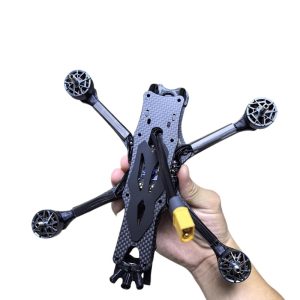 Bcrow Black Crow Swift V3 Lx 5inch Rack Frame Kit for DJI O4Pro HD Image Transmission