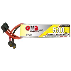 Аккумулятор GNB High Energy на 530 мАч, 4S, 15,2 В, 90°C для мини-дронов FPV