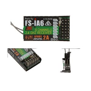 Fusi 6 Channel Dual Antenna Receiver FS IA6 24G for i6 i6S i6X Remote Control Fixed Wing