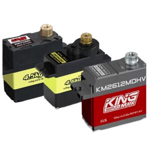 Цифровой металлический сервопривод Kingmax 9G, 17 г – для моделей самолетов, роботов и автомобилей KM2612MDHV