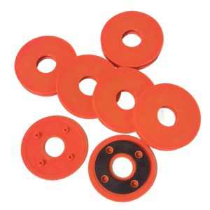 T60 Plant Protection UAV Propeller Blade Reinforcing Sandwich Gasket Mortise Tenon Structure High Temperature Resistance Wear Resistance Orange 16Pcs