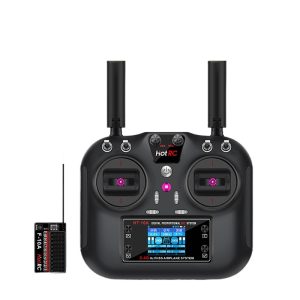 Hotrc Huahe Ht-10A Remote Control 10-Channel 2.4G RC Transmitter FPV Drones Robots RC Cars Boats