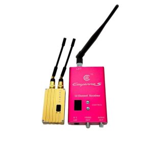 12G 8W Dual Antenna High Power Long Range FPV Video Transmitter Receiver