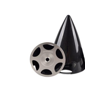 Side Lock Screw Carbon Fiber Propeller Cover Aluminum Base Fixed Wing Model Two Blade Paddle Cover