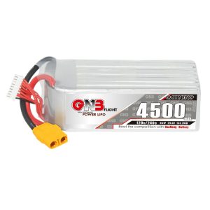 LiPo-аккумулятор GNB High Energy емкостью 4500 мАч, 8S, 29,6 В, 120°C для RC-вертолетов, агротехники и роботов GNB45008S120A
