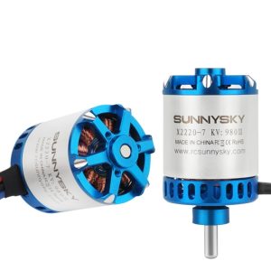 Long Brushless Motor Three Generation X2220 Fixed Wing Motor Glider SU27 Drone KV980 KV1400 Rear Shaft Output