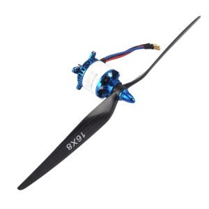 80E Model Aircraft Power Suit X4125 Motor HWSW120A V2 ESC 1608 Propeller GDW DS390MG for RC Airplanes