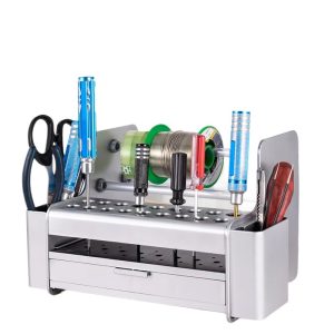 FPV Drone Model Aircraft Repair Tool Storage Box Multi Functional Component Organizer Screwdriver Rack