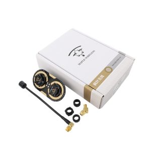 Maple Leaf-Antenne-Sandwich – verbesserte Version mit 11 dBi und zirkularer Polarisation für Ev200D, Fat Shark und Skyzone FPV-Brillen