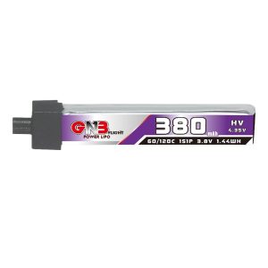 High Energy 380mAh 1S 3V 60C HV A30 FPV High Rate Lithium Battery for Indoor Traversing Machine