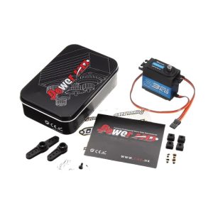 Power HD WP-23KG Waterproof Steel Tooth Large Torque Steering Gear for KM5 TRX-4 T4 RC Cars