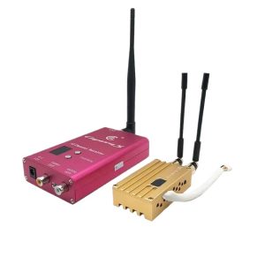 1.2GHz 8W VTX Long Range Wireless Video Transmitter Receiver Suit 8 Channel FPV System