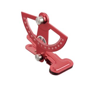 ZY Rudder Angle Measuring Instrument Wing Rudder Tool Anodized Aluminum Engraved Ruler for RC Airplanes