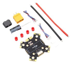 SKYSTARS PDB Distribution Board XT60 Dual Hole With Ammeter for FPV Crossing Machine Multi-Axis ESC Power Supply