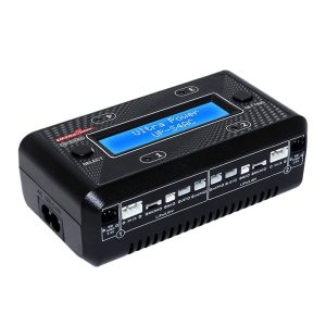 Умный четырехканальный зарядное устройство S4Ac для балансировки аккумуляторов 1S и 2S HV LiPo с разъемами JST и SM для FPV