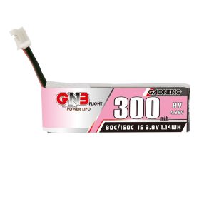 GNB High Energy 300mAh 1S 3 8V 80C HV Brushless FPV Drone Lipo Battery