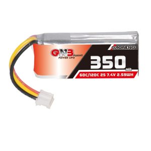GNB High Energy 350mAh 2S 7.4V 60C LiPo Battery RC for 128 Mosquito Car Remote Control Toy Car
