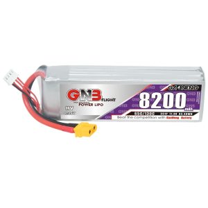 GNB High Energy 8200mAh 3S 11.4V 65C HV LiPo Battery for RC Drones Helicopters